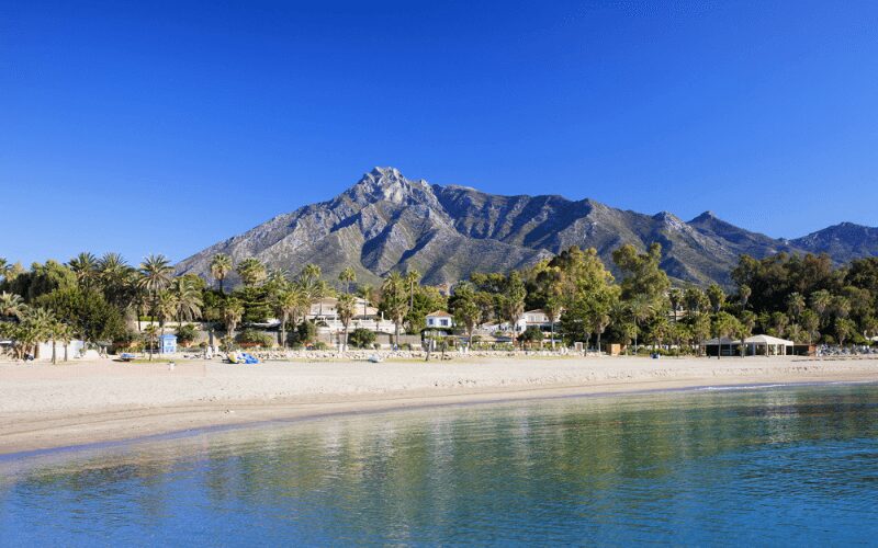 Beach near property in Marbella
