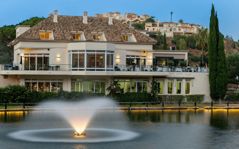 Restaurant in Marbella golf complex